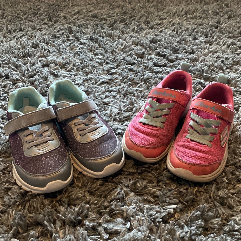 Stride rite and Skechers little girl size 12.5